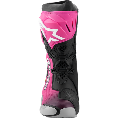 ALPINESTARS Supertech R Boots - Black/Magenta/White/Yellow - US 8 / EU 42 2220021-1634- 42