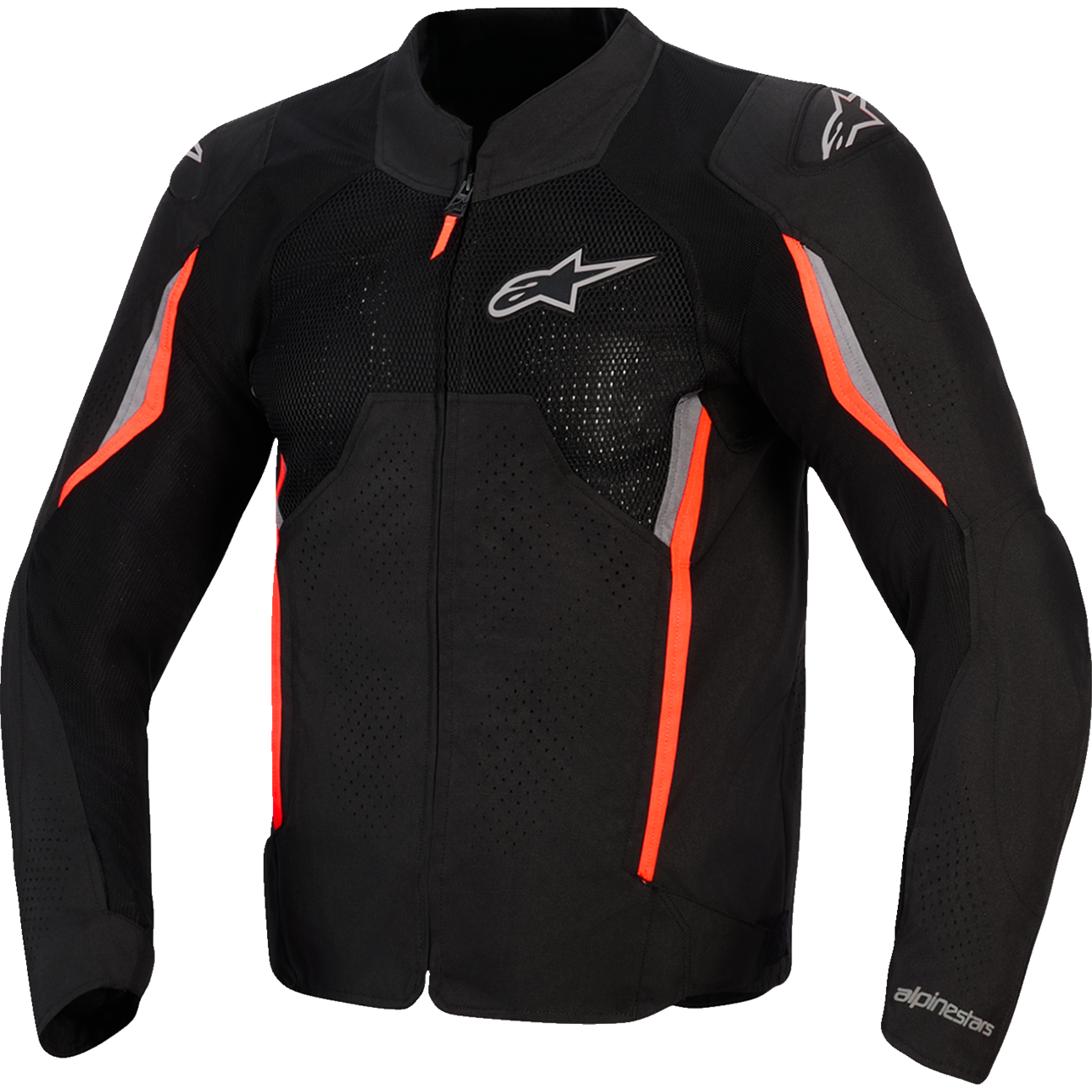 ALPINESTARS AST v3 Air Jacket - Black/Dark Gray/Red Fluo - Medium 3300426-1051-M