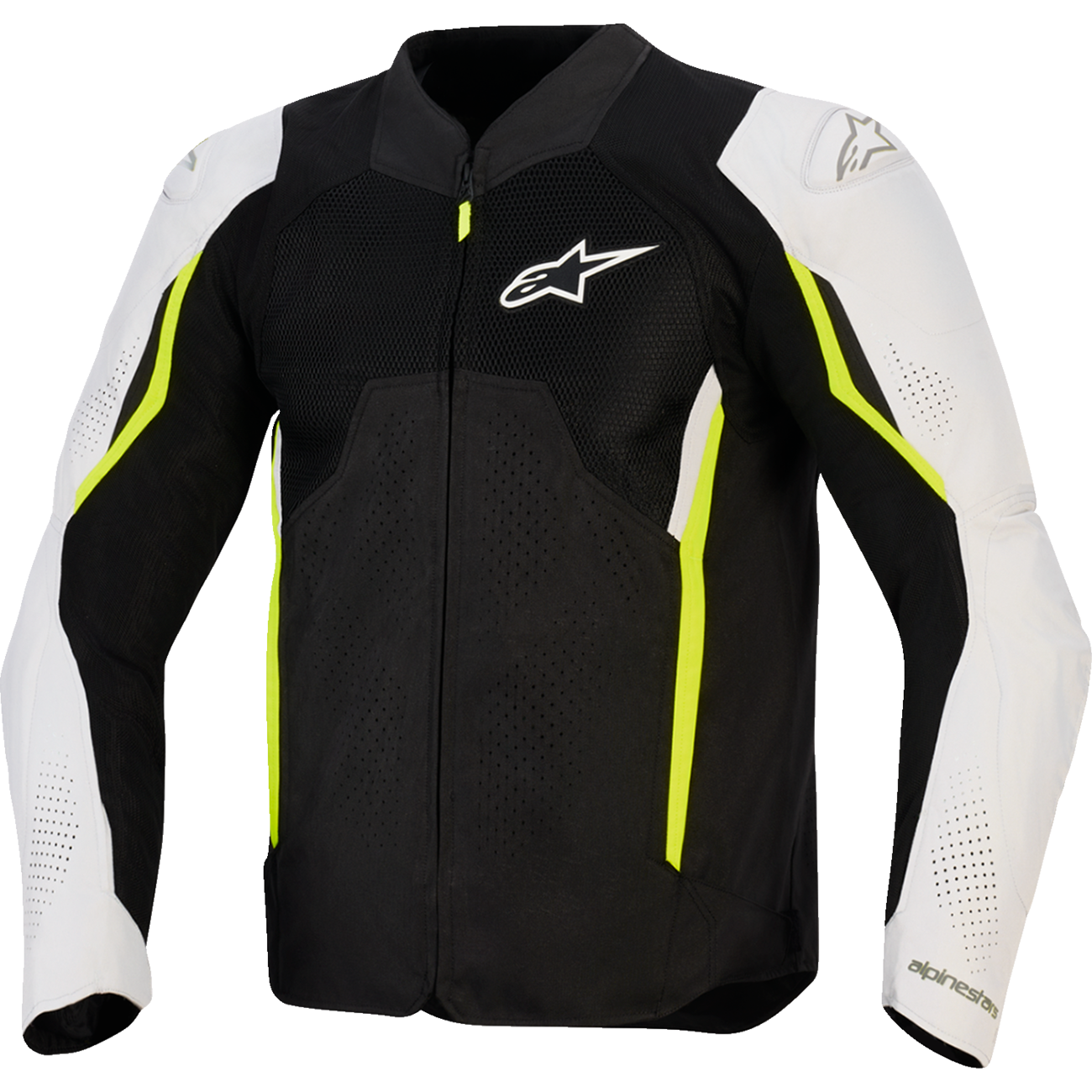 ALPINESTARS AST v3 Air Jacket - Black/Silver/Yellow Fluo - 3XL 3300426-159-3XL