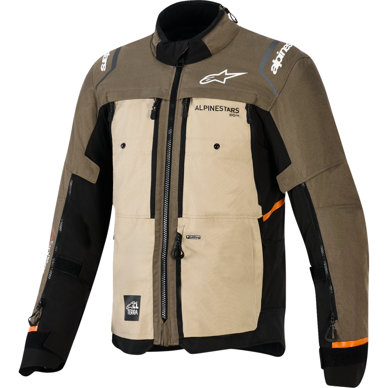ALPINESTARS Cusco Drystar® Jacket - Walnut/Aluminum/Black - XL 3201126-9304-XL