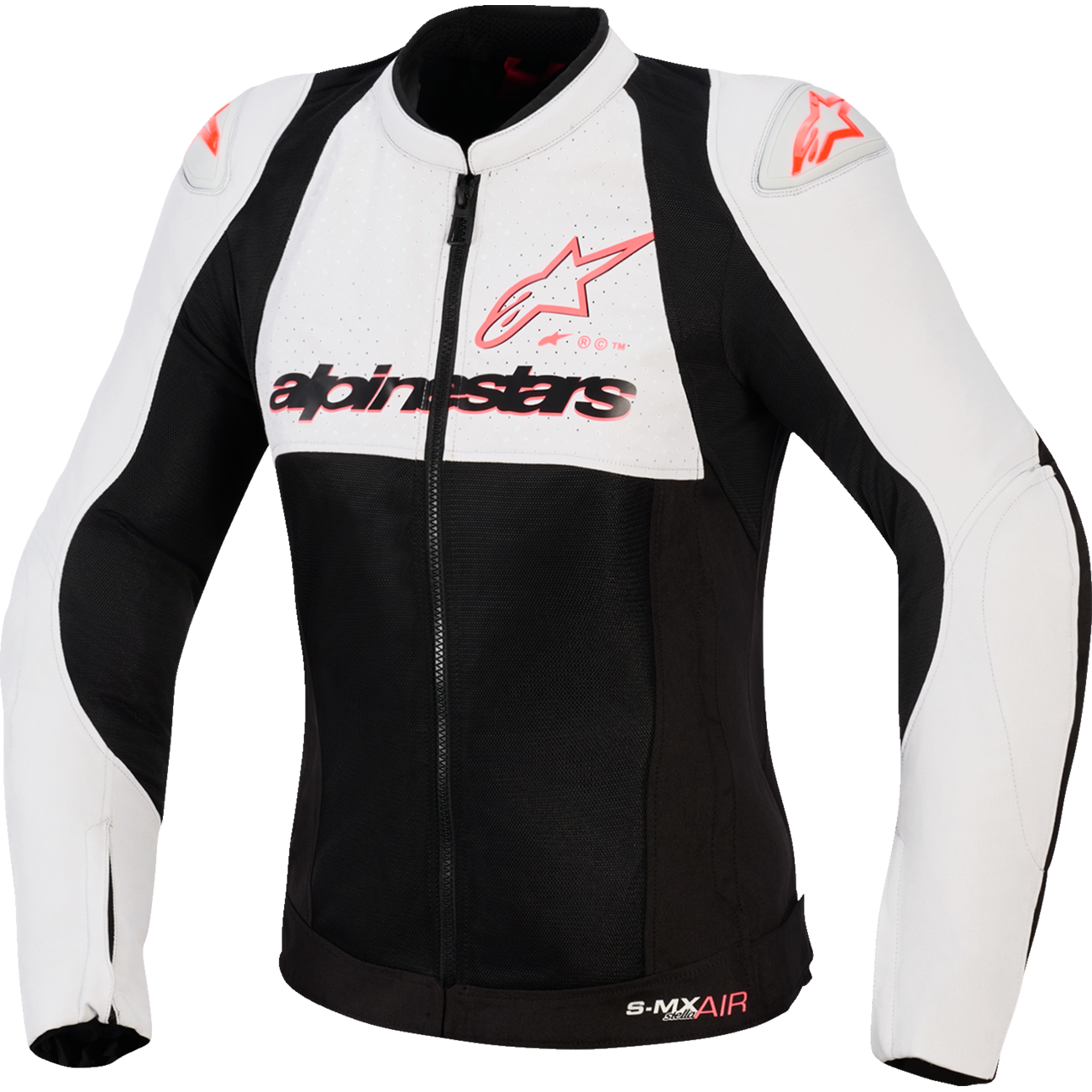 ALPINESTARS Stella SMX Air Jacket - Ice Gray/Black/Coral Fluo - Medium 3316523-9297-M