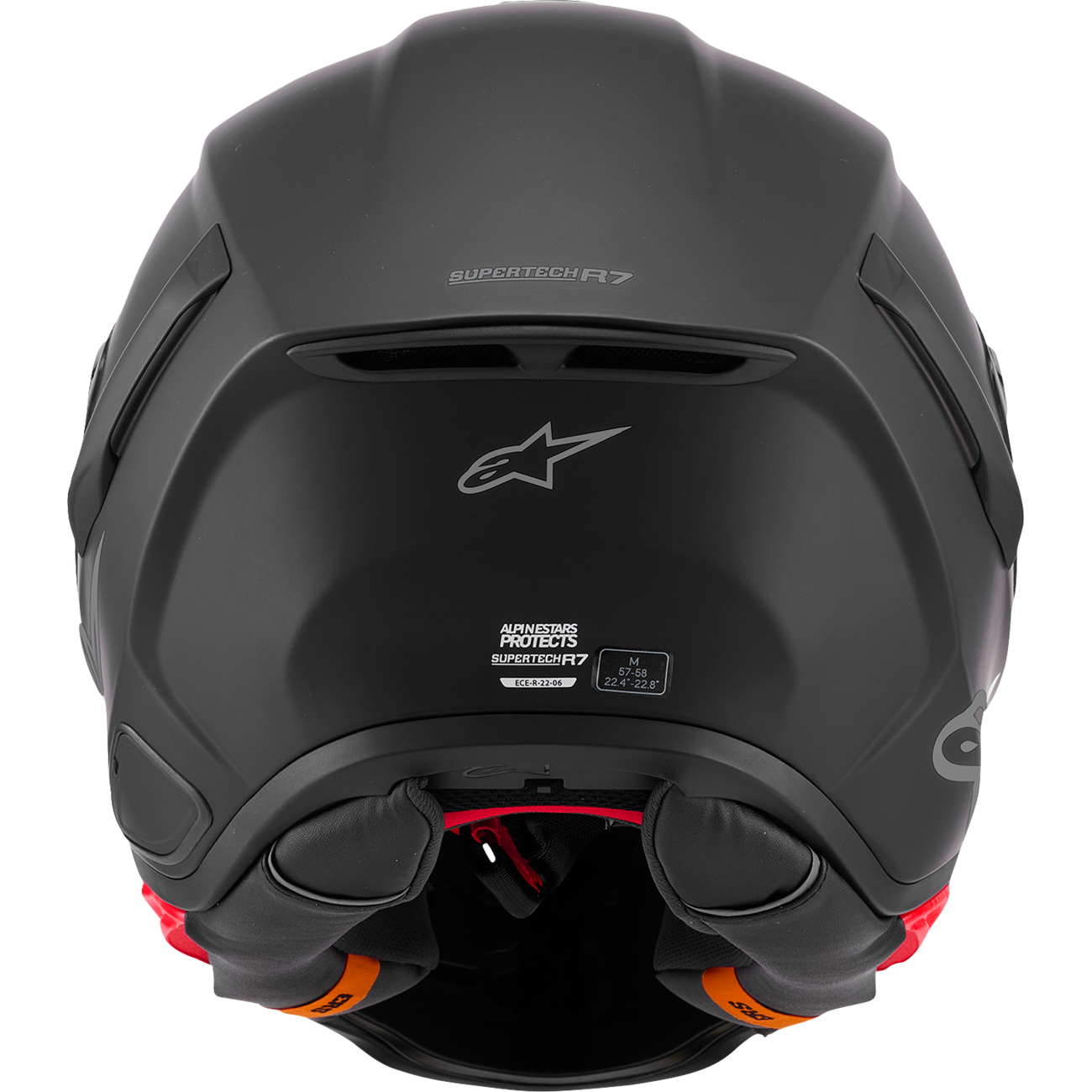 ALPINESTARS Supertech R7 Helmet - 22.06 - Solid - Matte Black - 2XL 8202126-110-2XL