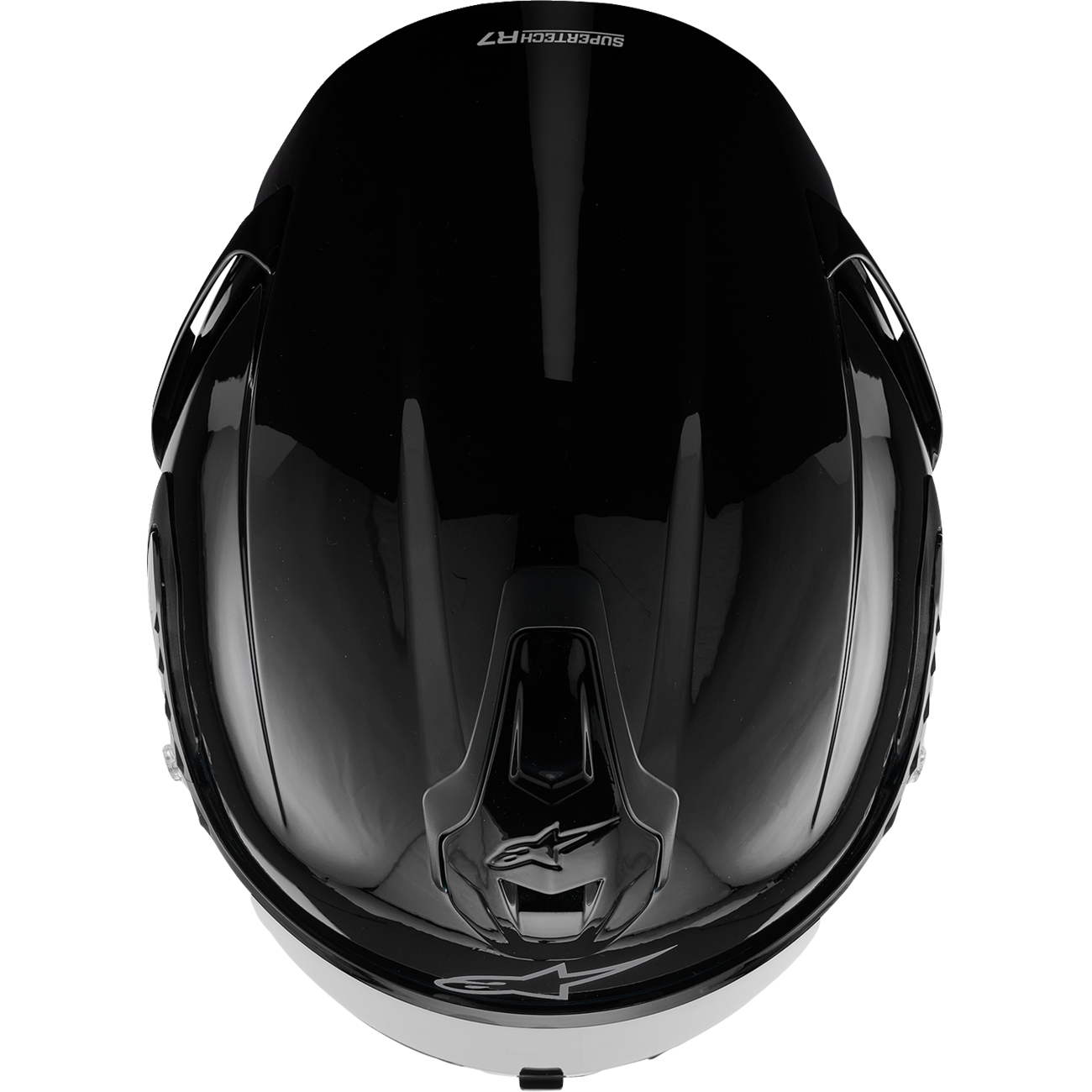 ALPINESTARS Supertech R7 Helmet - 22.06 - Solid - Gloss Black - XS 8202126-1180-XS
