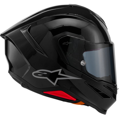 ALPINESTARS Supertech R7 Helmet - 22.06 - Solid - Gloss Black - 2XL 8202126-1180-2XL