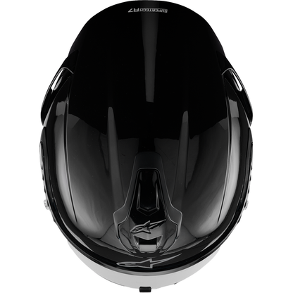 ALPINESTARS Supertech R7 Helmet - 22.06 - Solid - Gloss Black - 2XL 8202126-1180-2XL