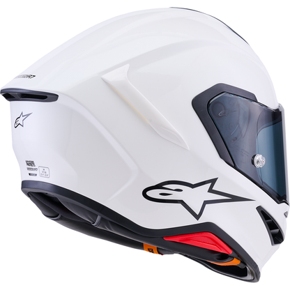 ALPINESTARS Supertech R7 Helmet - 22.06 - Solid - Gloss White - 2XL 8202126-2180-2XL