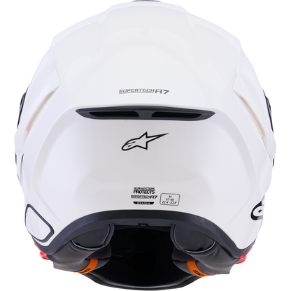 ALPINESTARS Supertech R7 Helmet - 22.06 - Solid - Gloss White - 2XL 8202126-2180-2XL