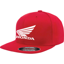 FACTORY EFFEX Honda Big Wing Hat - Red - Small/Medium 29-86310