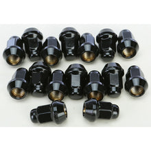 10mmx1.25 Tapered Lug Nuts Black 60' 14mm Head 16/Pk