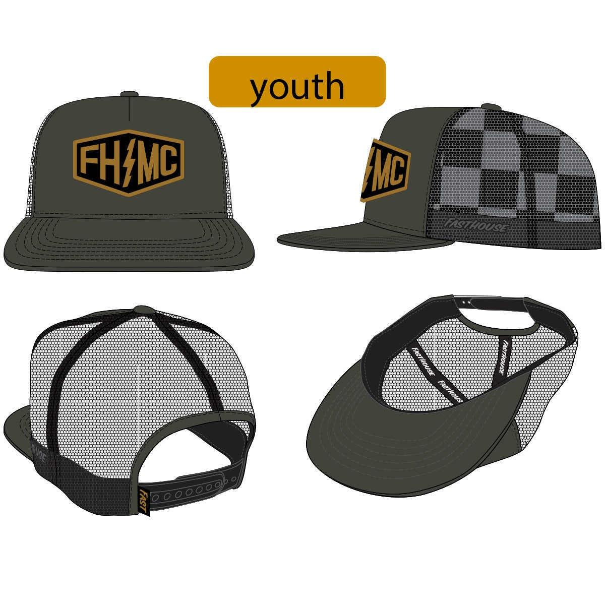 YT RAPID HAT OLIVE OS