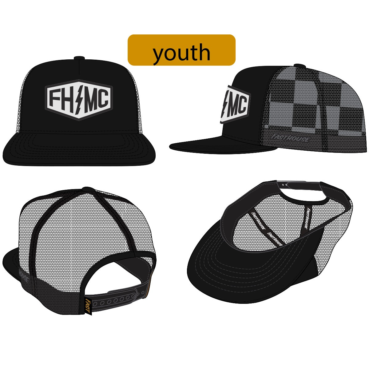 YT RAPID HAT BLK OS