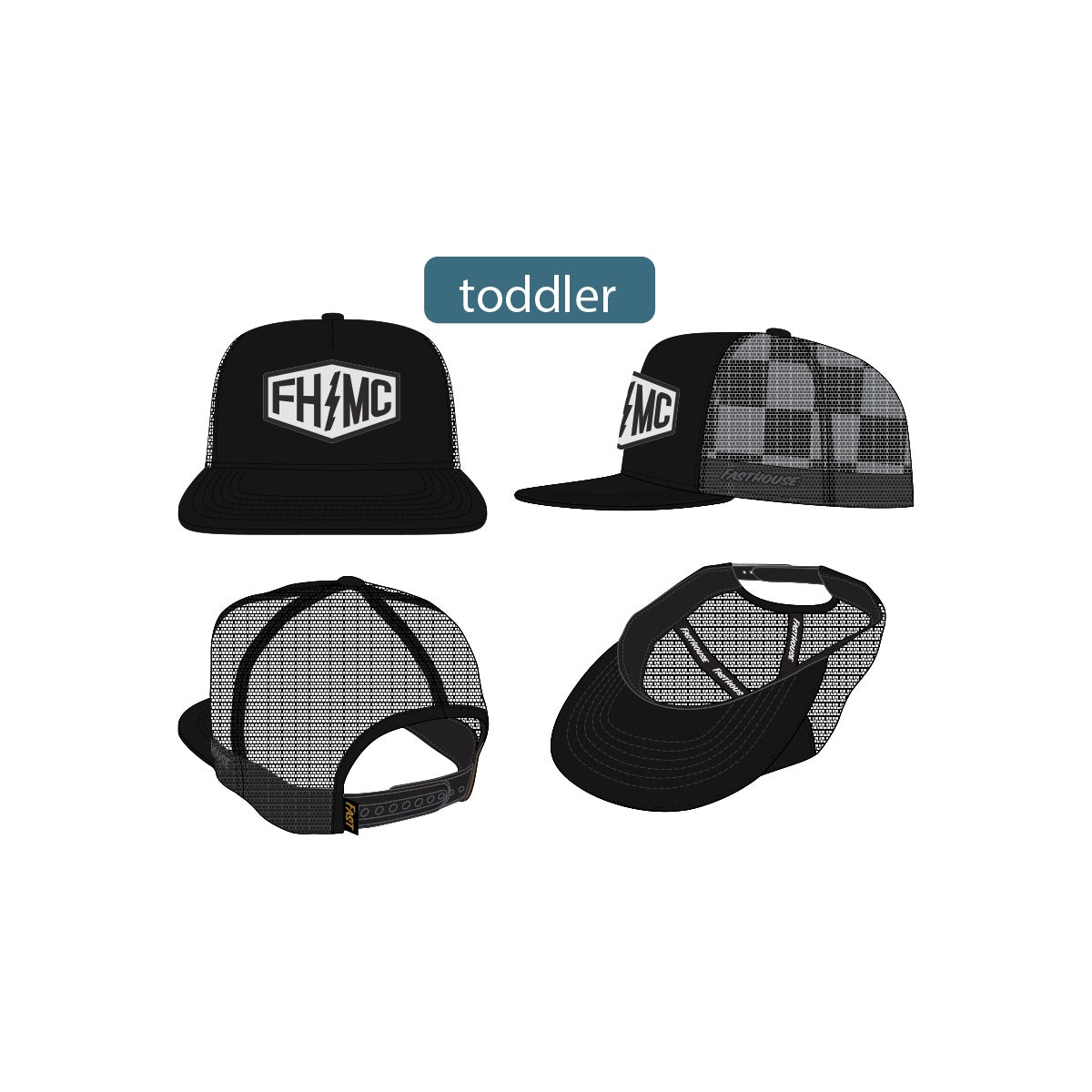 TD RAPID HAT BLK OS