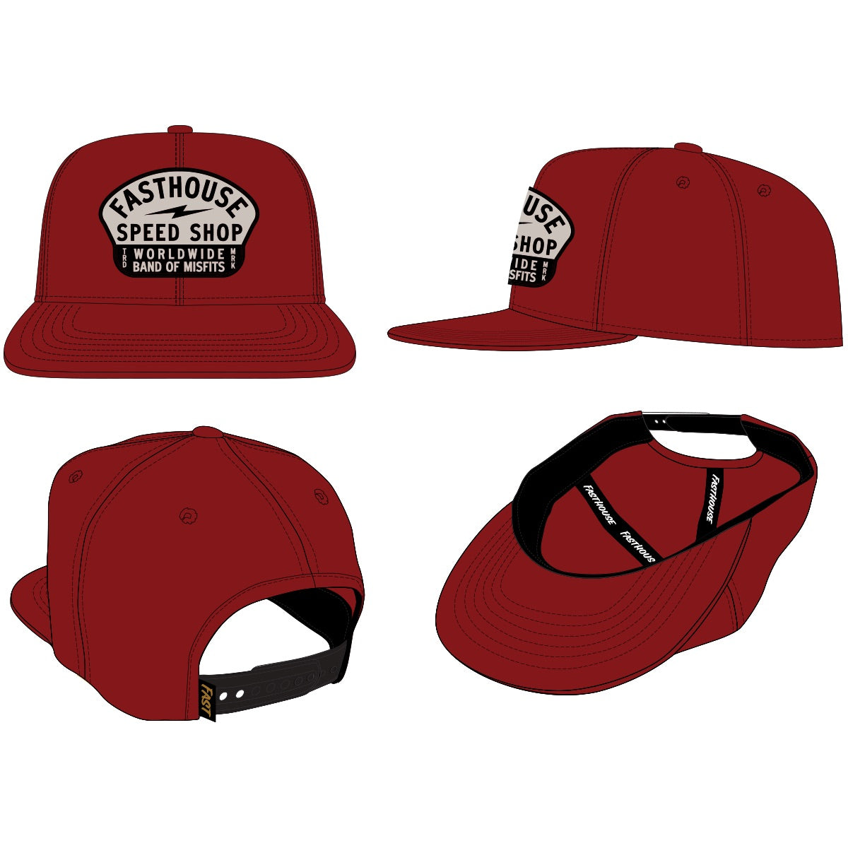 VAULT 1100 HAT RED OS