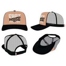 FLOURISH HAT PEACH/BLACK OS