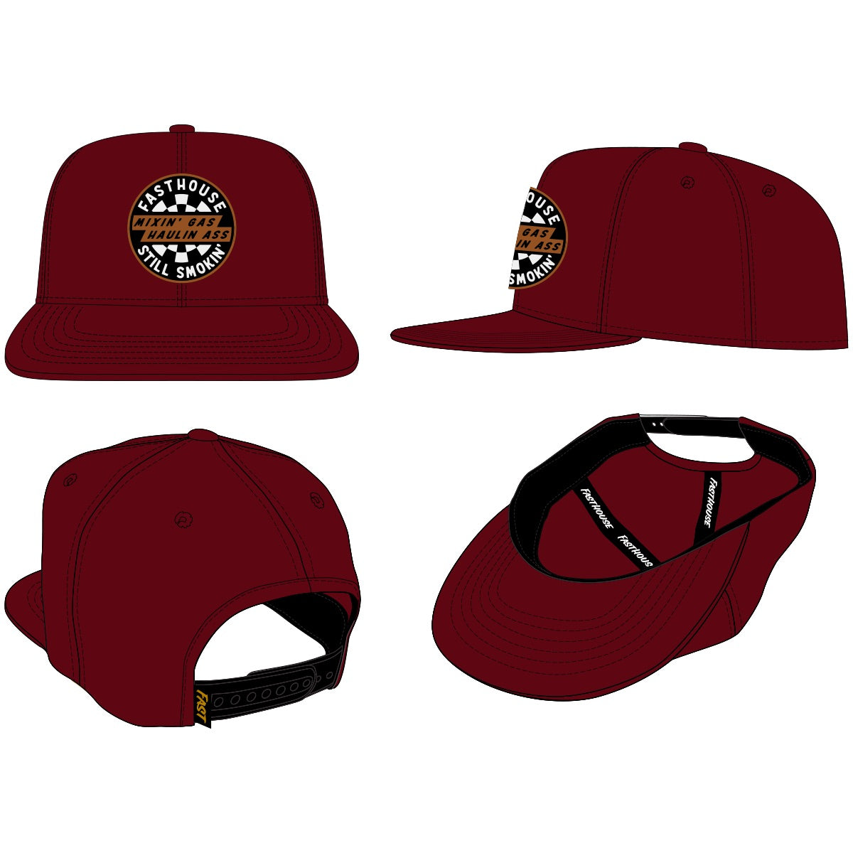 OIL BURNER 110 HAT MAROON OS