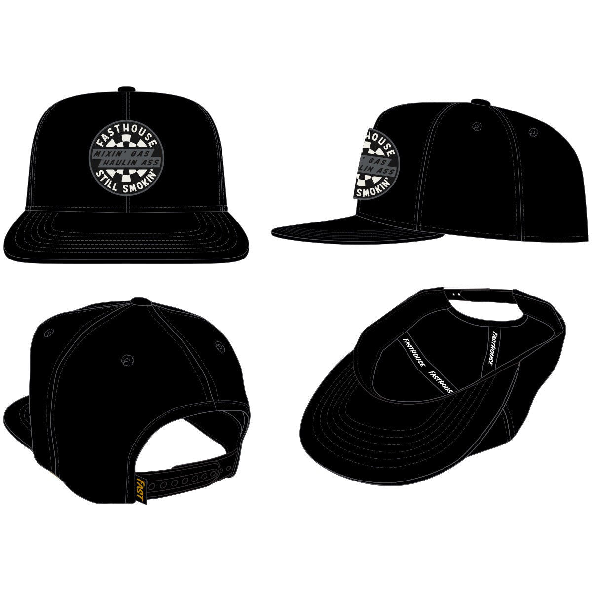OIL BURNER110 HAT BLK XL