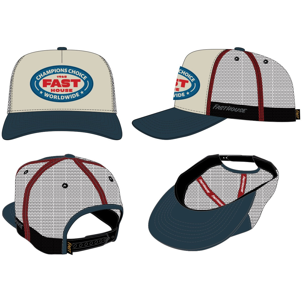 PETROL HAT CHALK/INDIGO OS