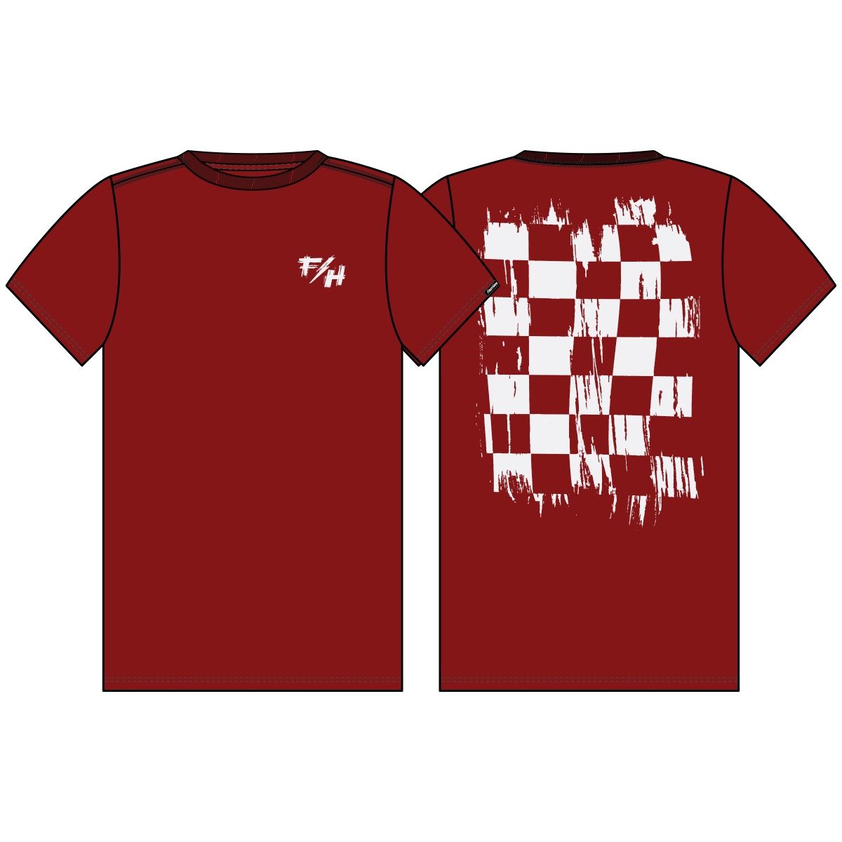 FRAY SS TEE CARDINAL SM