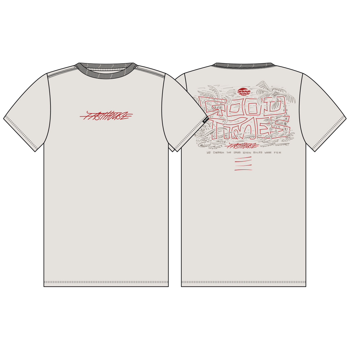 LAGOON SS TEE NATURAL SM