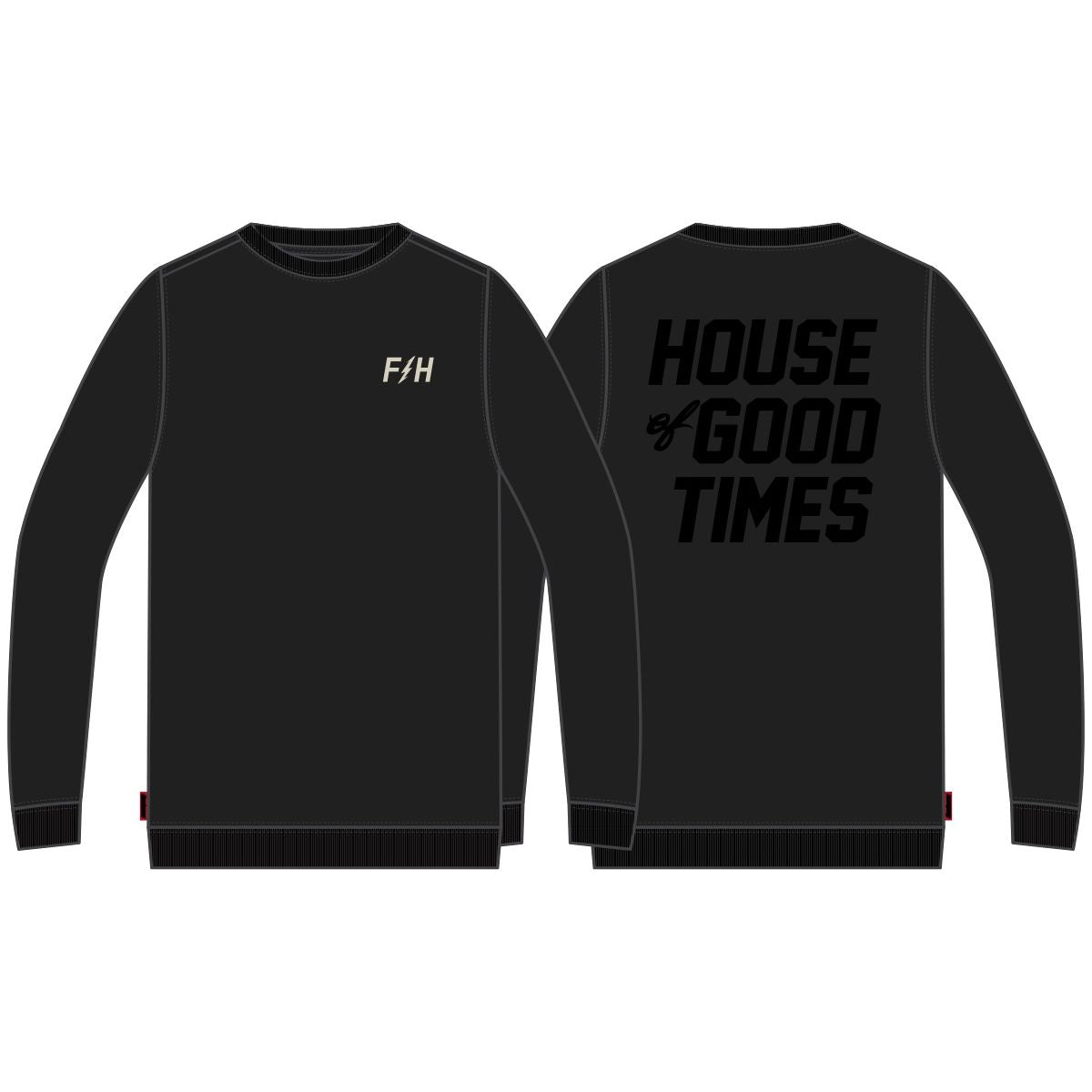 FELIX CREWNECK VINT BLK SM