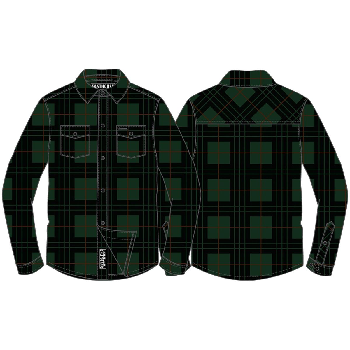 SN SPECIAL FLANNEL PINBLK SM