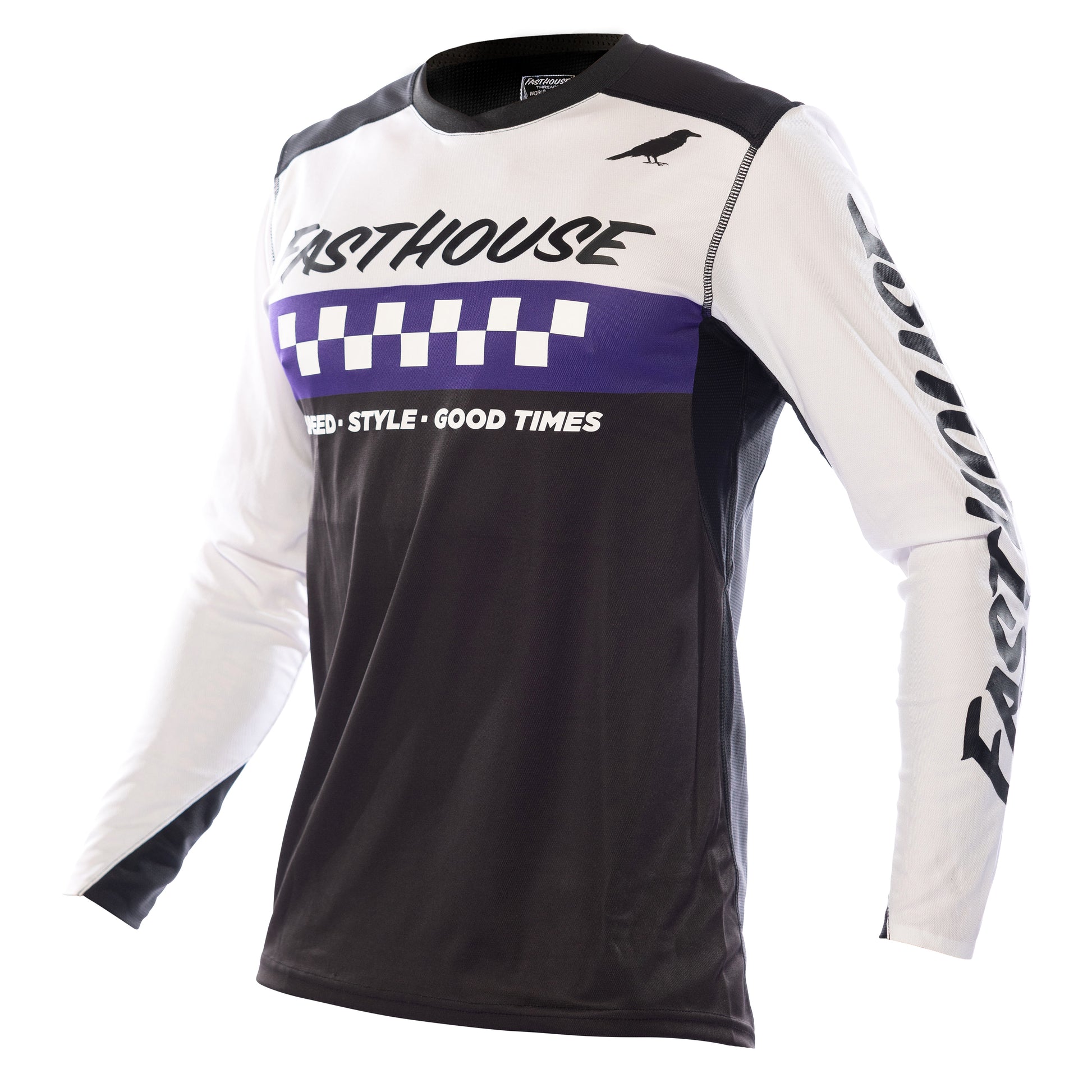 ELROD JERSEY WHITE/PURPLE SM