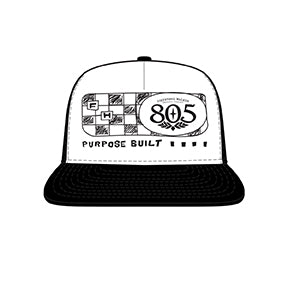 805 PURPOSE HAT WHITE OS