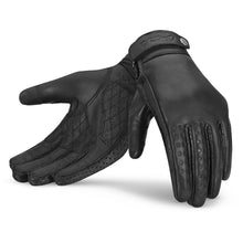 NOVA WMN LTHR GLOVE BLK SML