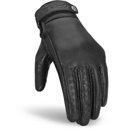 NOVA WMN LTHR GLOVE BLK SML