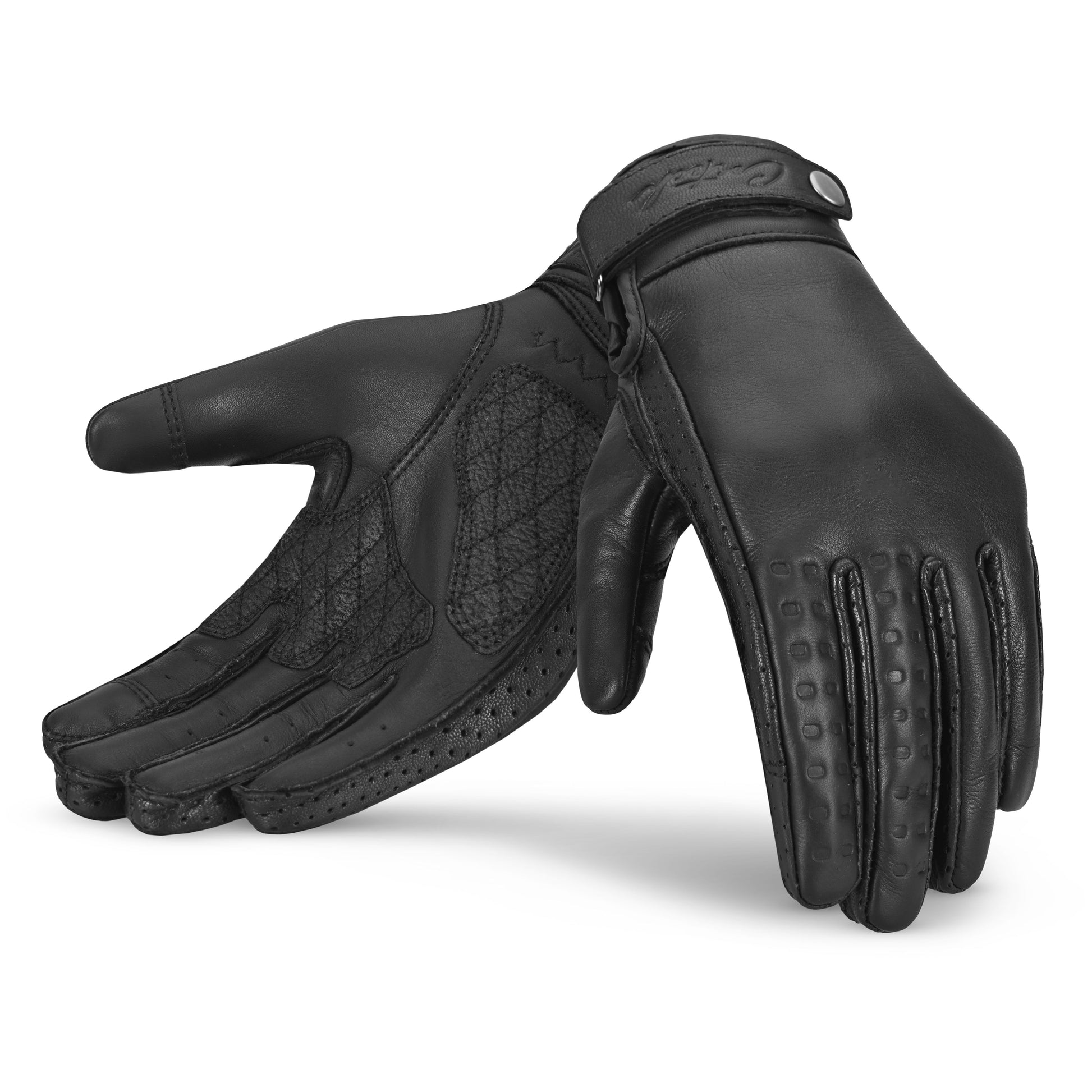 NOVA WMN LTHR GLOVE BLK SML