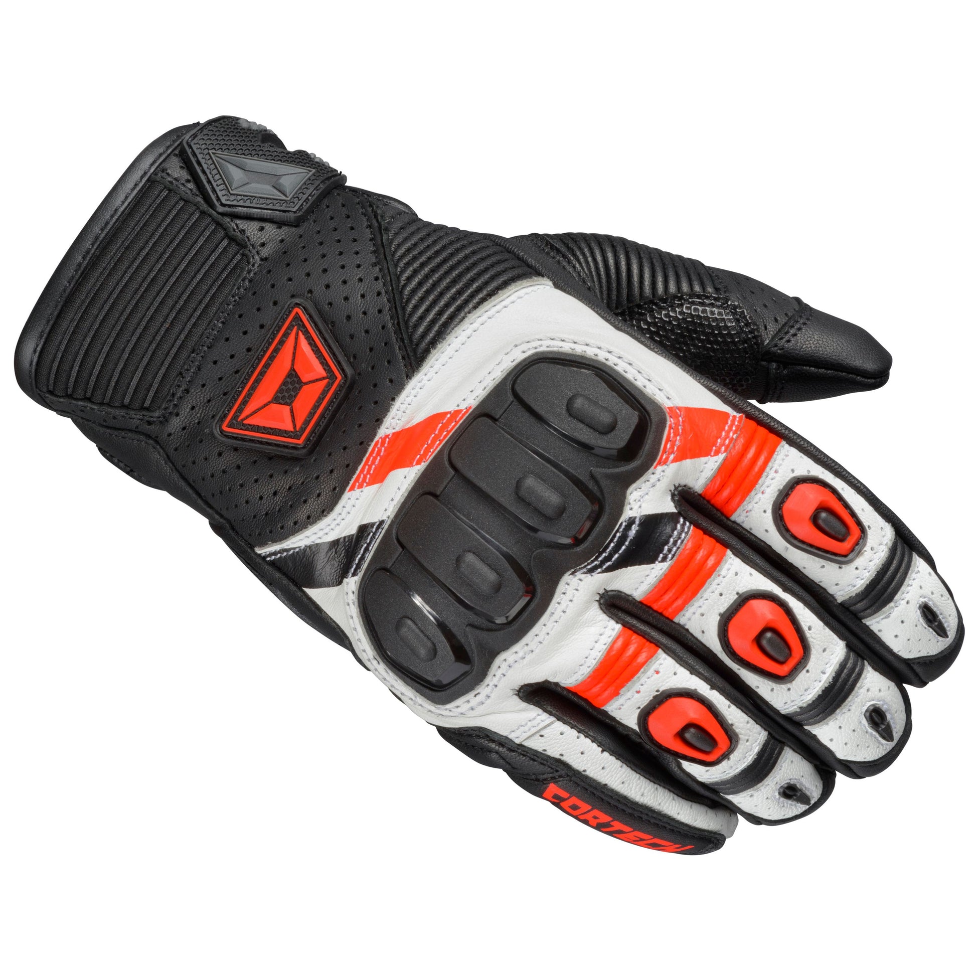 MANIX ST GLV RD/WHT SML