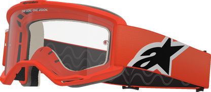 ALPINESTARS GOGGLES Vision 5 Goggle - Corp - Orange - Clear Lens 5101725-430