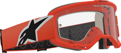 ALPINESTARS GOGGLES Vision 5 Goggle - Corp - Orange - Clear Lens 5101725-430