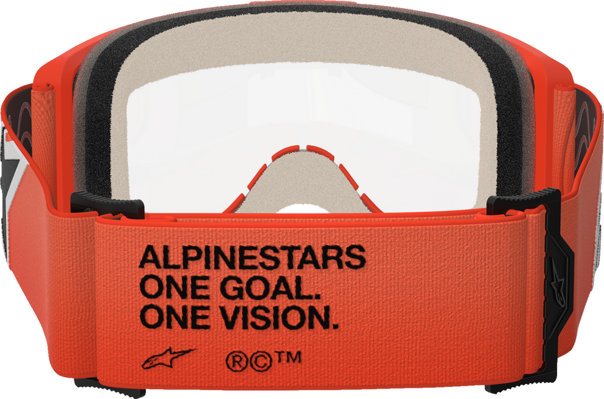ALPINESTARS GOGGLES Vision 5 Goggle - Corp - Orange - Clear Lens 5101725-430