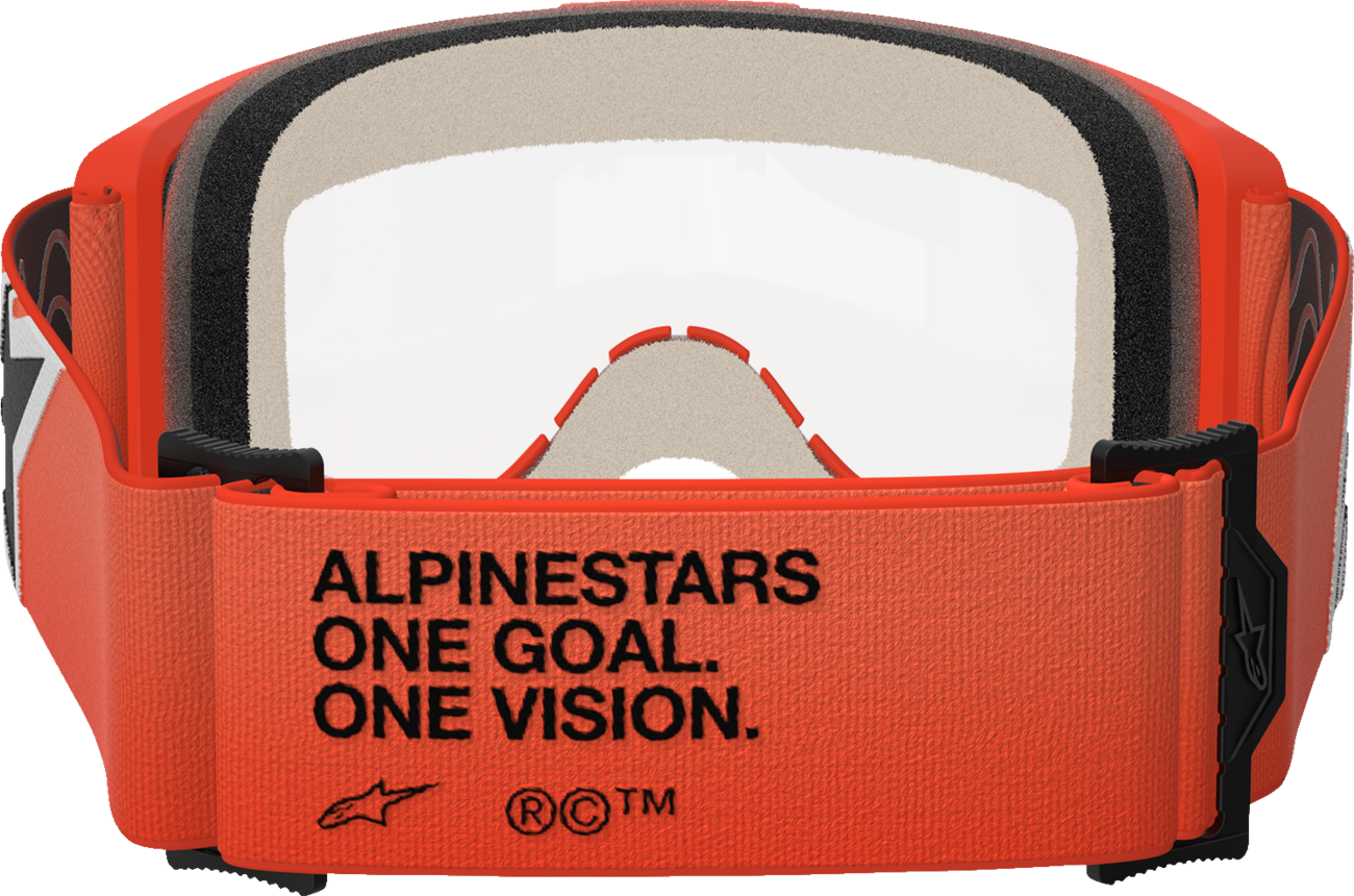 ALPINESTARS GOGGLES Vision 5 Goggle - Corp - Orange - Clear Lens 5101725-430