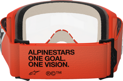 ALPINESTARS GOGGLES Vision 5 Goggle - Corp - Orange - Clear Lens 5101725-430