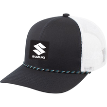 FACTORY EFFEX Suzuki Explorer Braided Snapback Hat - Dark Navy Blue/White 29-86406