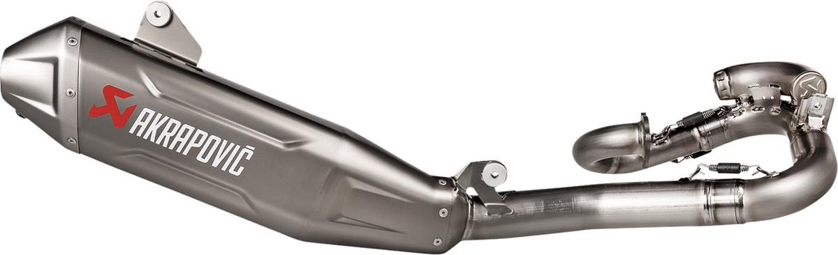 AKRAPOVIC Evolution Line Exhaust System - Titanium - YZ450F S-Y4MET17-FDHLTA