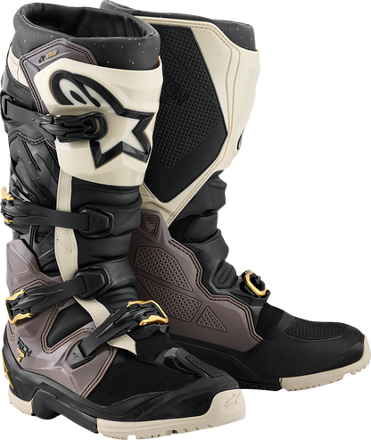ALPINESTARS Tech 7 Enduro Drystar® Boots - Black/Dark Gray/Gold - US 11 / EU 45.5 2010526-1558-11