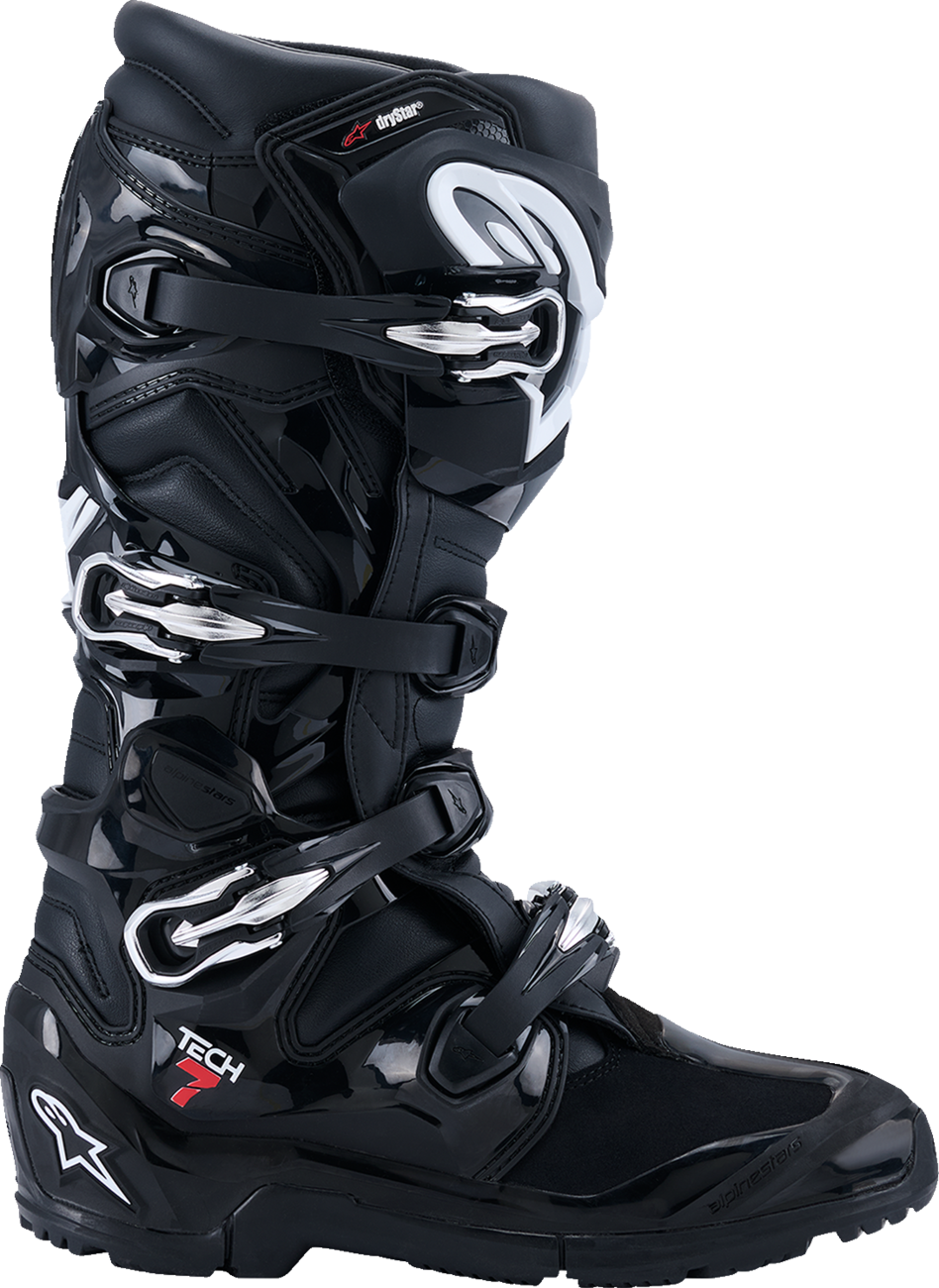 ALPINESTARS Tech 7 Enduro Drystar® Boots - Black - US 13 / EU 48 2010526-10-13