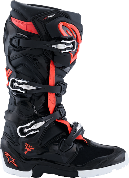 ALPINESTARS Tech 7 Enduro Drystar® Boots - Black/Red/White - US 7 / EU 40.5 2010526-1321-7
