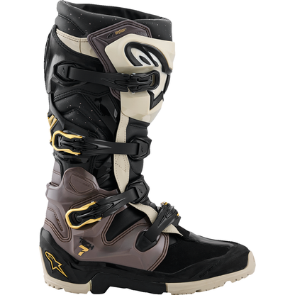 ALPINESTARS Tech 7 Enduro Drystar® Boots - Black/Dark Gray/Gold - US 7 / EU 40.5 2010526-1558-7