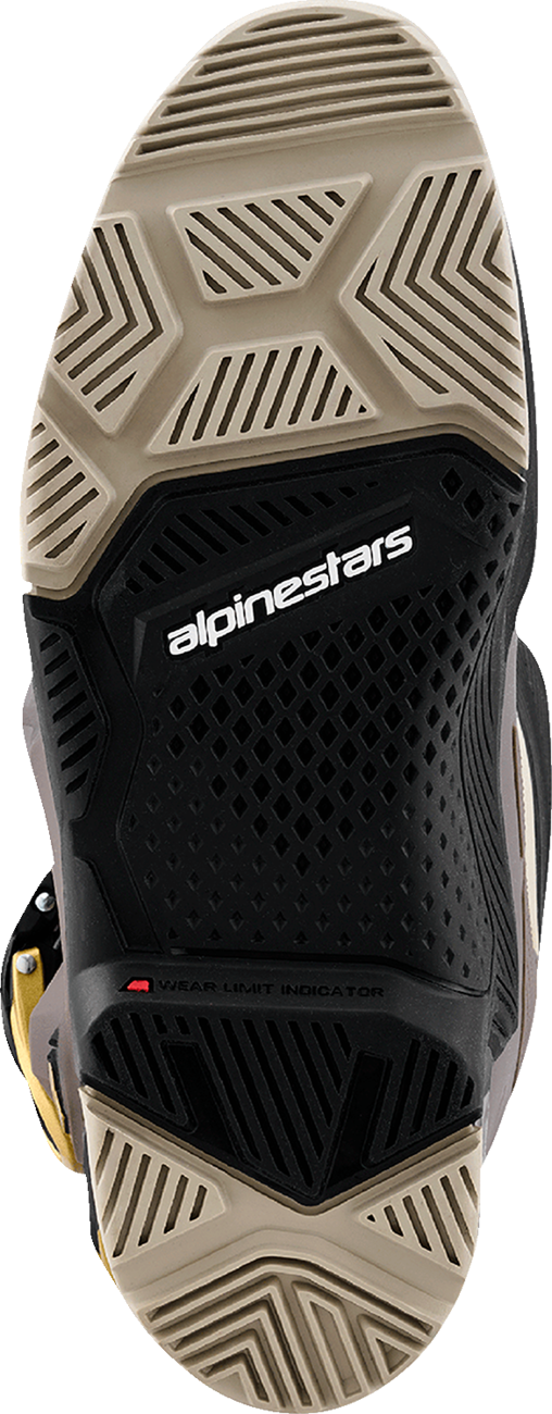 ALPINESTARS Tech 7 Enduro Drystar® Boots - Black/Dark Gray/Gold - US 14 / EU 49.5 2010526-1558-14