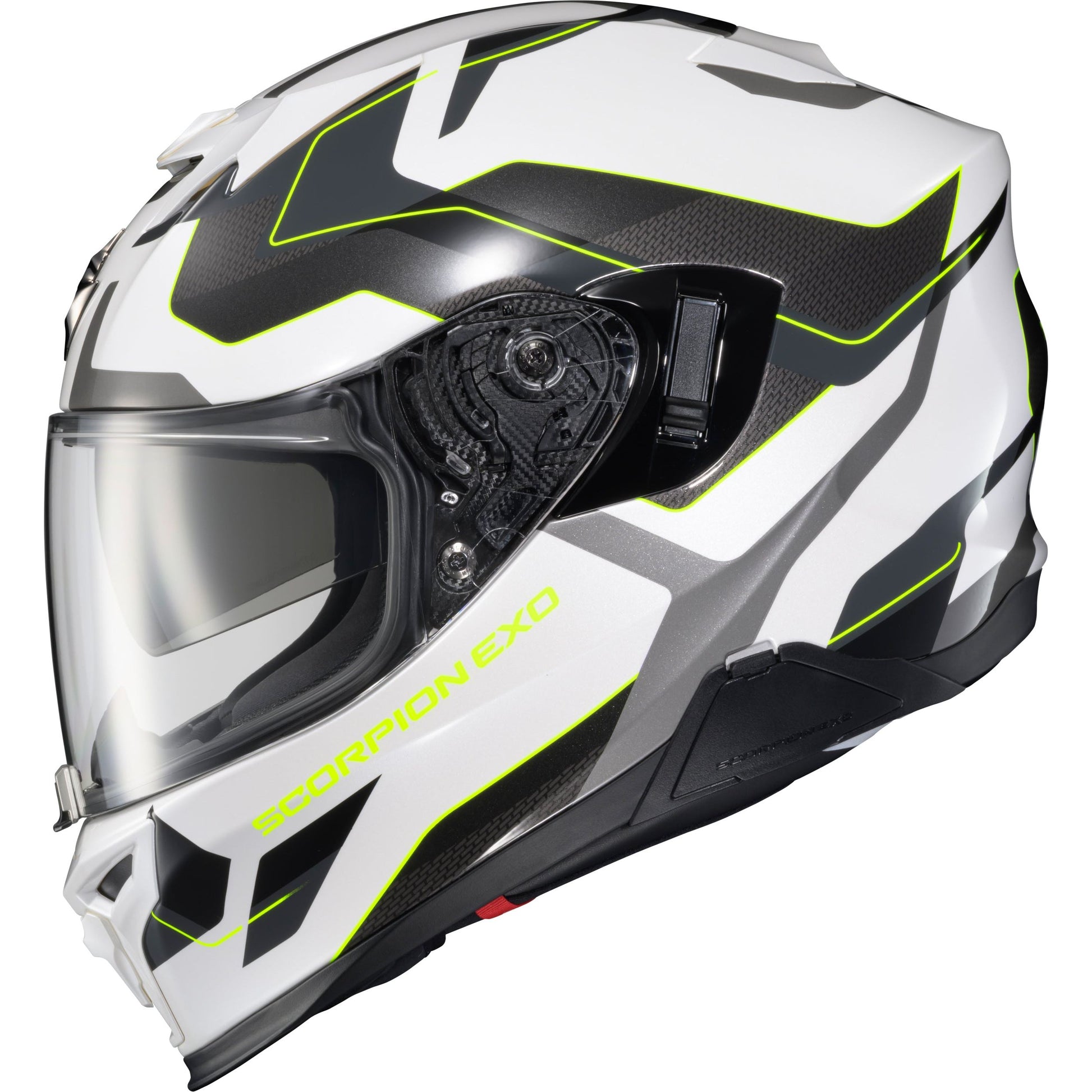 Exo T520 Full Face Helmet Zuse White/Hi Viz 2x