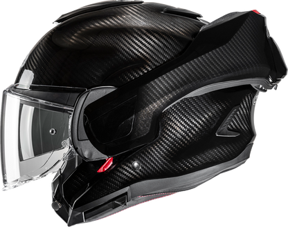 HJC F100 Carbon Modular Helmet - Solid - Matte Carbon - Large EB20NUS61MCV