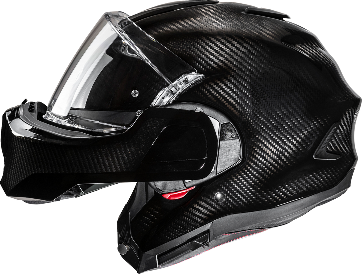 HJC F100 Carbon Modular Helmet - Solid - Matte Carbon - Large EB20NUS61MCV