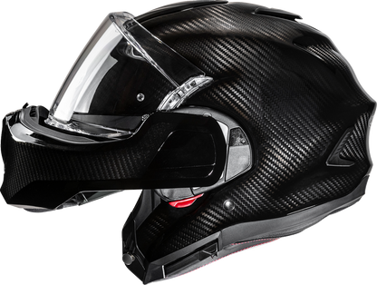 HJC F100 Carbon Modular Helmet - Solid - Matte Carbon - XL EB20NUS71MCV