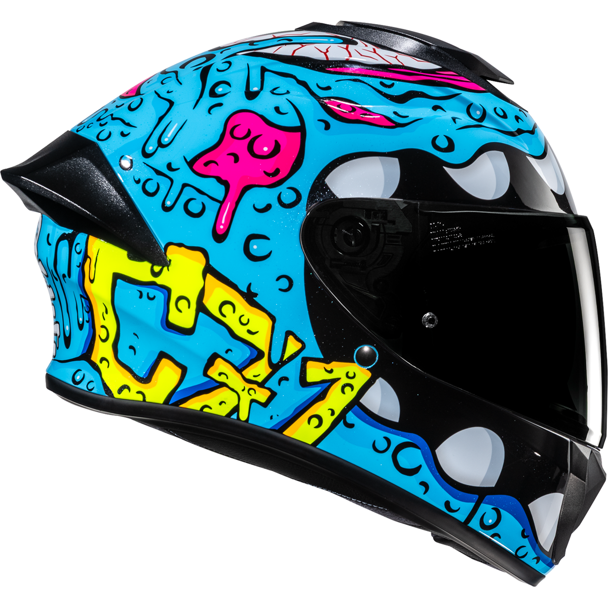HJC C71 Helmet - Squeeze - MC28 - Medium FP69NUS5328V