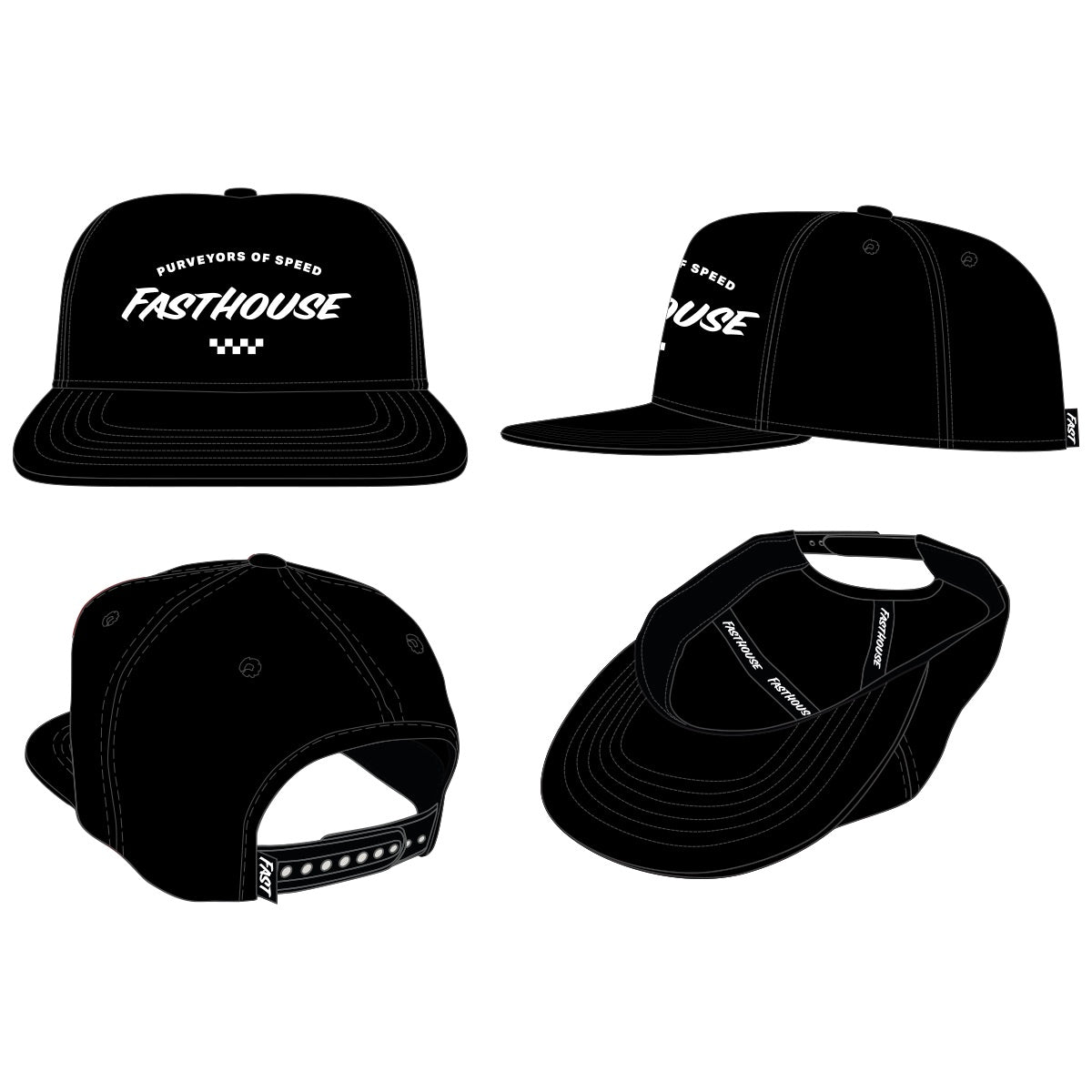 CRUISIN HAT BLACK OS