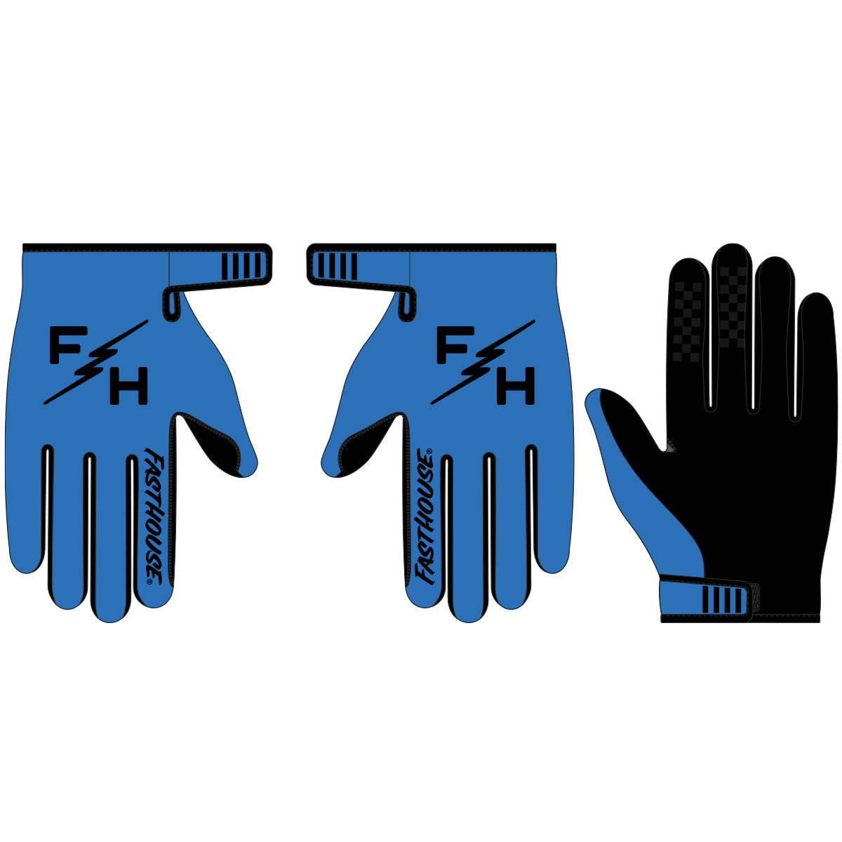 YT CARBN ETERNAL GLOVE BL MD